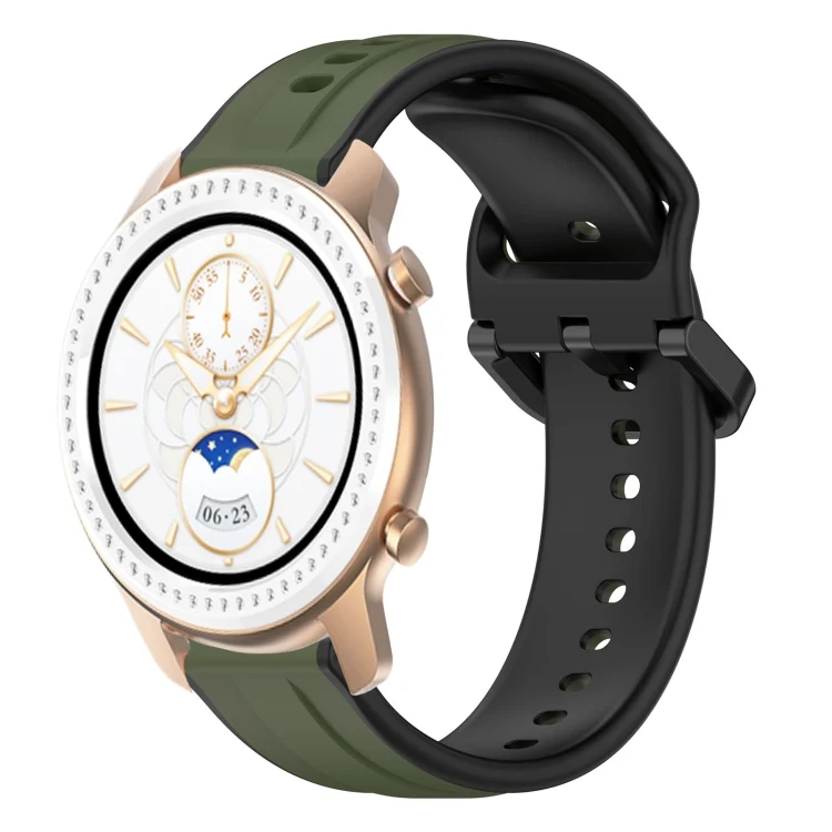 SYA002133307A.webp 20mm Convex Loop Two-Color Silicone Watch Band - Image 1
