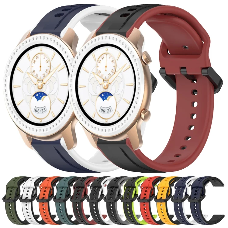SYA002133307_B1.webp 20mm Convex Loop Two-Color Silicone Watch Band - Image 2
