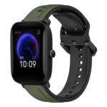 20mm Convex Loop Two-Color Silicone Watch Band