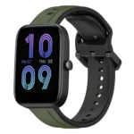 20mm Convex Loop Two-Color Silicone Watch Band