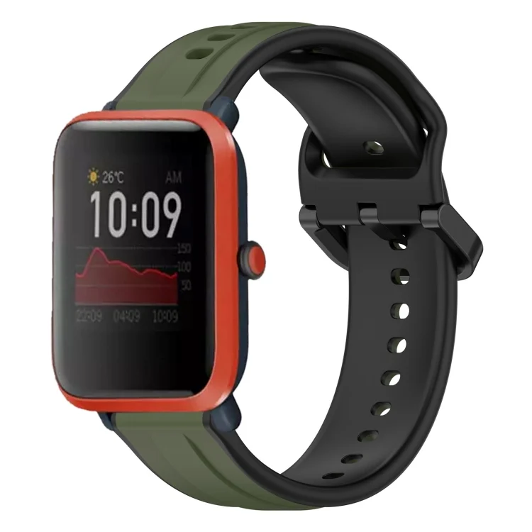 SYA002133312A.webp 20mm Convex Loop Two-Color Silicone Watch Band - Image 1