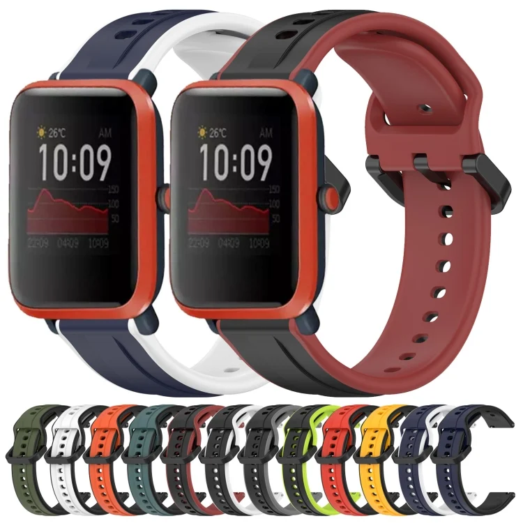 SYA002133312_B1.webp 20mm Convex Loop Two-Color Silicone Watch Band - Image 2