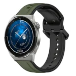 20mm Convex Loop Two-Color Silicone Watch Band
