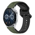 20mm Convex Loop Two-Color Silicone Watch Band