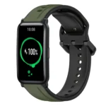 20mm Convex Loop Two-Color Silicone Watch Band