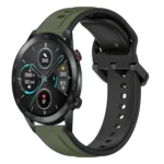 20mm Convex Loop Two-Color Silicone Watch Band