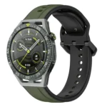22mm Convex Loop Two-Color Silicone Watch Band