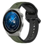 22mm Convex Loop Two-Color Silicone Watch Band