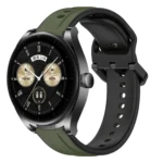 22mm Convex Loop Two-Color Silicone Watch Band