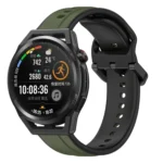 22mm Convex Loop Two-Color Silicone Watch Band