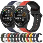 22mm Convex Loop Two-Color Silicone Watch Band - Image 2