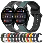 22mm Convex Loop Two-Color Silicone Watch Band - Image 2
