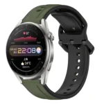22mm Convex Loop Two-Color Silicone Watch Band