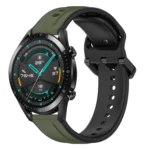 22mm Convex Loop Two-Color Silicone Watch Band