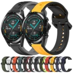 22mm Convex Loop Two-Color Silicone Watch Band - Image 2
