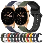 22mm Convex Loop Two-Color Silicone Watch Band - Image 2