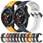 22mm Convex Loop Two-Color Silicone Watch Band - Image 2