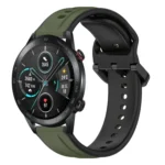 22mm Convex Loop Two-Color Silicone Watch Band
