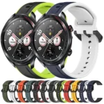 22mm Convex Loop Two-Color Silicone Watch Band - Image 2