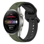 22mm Convex Loop Two-Color Silicone Watch Band