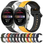 22mm Convex Loop Two-Color Silicone Watch Band - Image 2