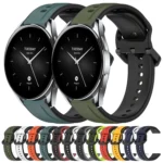 22mm Convex Loop Two-Color Silicone Watch Band - Image 2