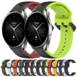 22mm Convex Loop Two-Color Silicone Watch Band - Image 2