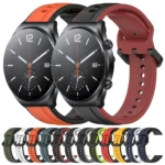 22mm Convex Loop Two-Color Silicone Watch Band - Image 2