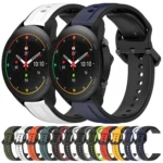 22mm Convex Loop Two-Color Silicone Watch Band - Image 2