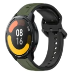 22mm Convex Loop Two-Color Silicone Watch Band