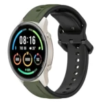 22mm Convex Loop Two-Color Silicone Watch Band