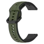 22mm Convex Loop Two-Color Silicone Watch Band - Image 8