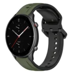 22mm Convex Loop Two-Color Silicone Watch Band