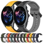 22mm Convex Loop Two-Color Silicone Watch Band - Image 2