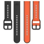 22mm Convex Loop Two-Color Silicone Watch Band - Image 5