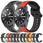 22mm Convex Loop Two-Color Silicone Watch Band - Image 2