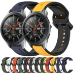 22mm Convex Loop Two-Color Silicone Watch Band - Image 2