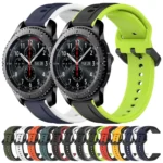 22mm Convex Loop Two-Color Silicone Watch Band - Image 2