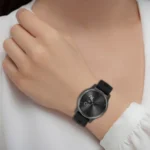 22mm Cross Textured Solid Color Silicone Watch Band - Image 3