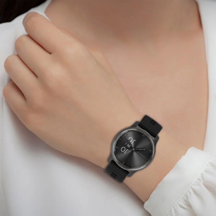 SYA002134202_B2.webp 22mm Cross Textured Solid Color Silicone Watch Band - Image 3