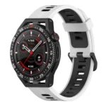 22mm Vertical Two-Color Silicone Watch Band