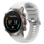 Dotted Steel Buckle Solid Color Silicone Watch Band