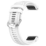 Dotted Steel Buckle Solid Color Silicone Watch Band - Image 8