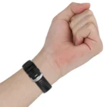 Dotted Steel Buckle Solid Color Silicone Watch Band - Image 6