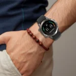Dotted Steel Buckle Solid Color Silicone Watch Band - Image 7