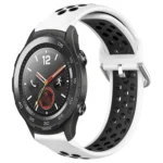 20mm Perforated Breathable Sports Silicone Watch Band