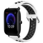 20mm Perforated Breathable Sports Silicone Watch Band