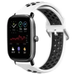 20mm Perforated Breathable Sports Silicone Watch Band