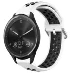 20mm Perforated Breathable Sports Silicone Watch Band