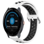 20mm Perforated Breathable Sports Silicone Watch Band